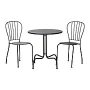 Стол+2стула, д/сада ЛЭККЭ серый ИКЕА, IKEA
