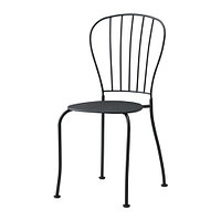 Садовый стул ЛЭККЭ темно-коричневый ИКЕА, IKEA