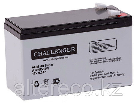 Аккумулятор Challenger A12HR-38W (12В, 9Ач), фото 2