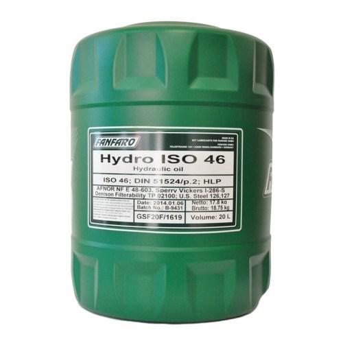 Гидравлическое масло FANFARO Hydro ISO-46 20л.