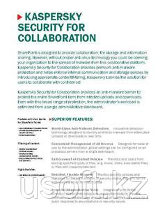 Kaspersky Security for Collaboration Renewal - фото 3 - id-p3434309