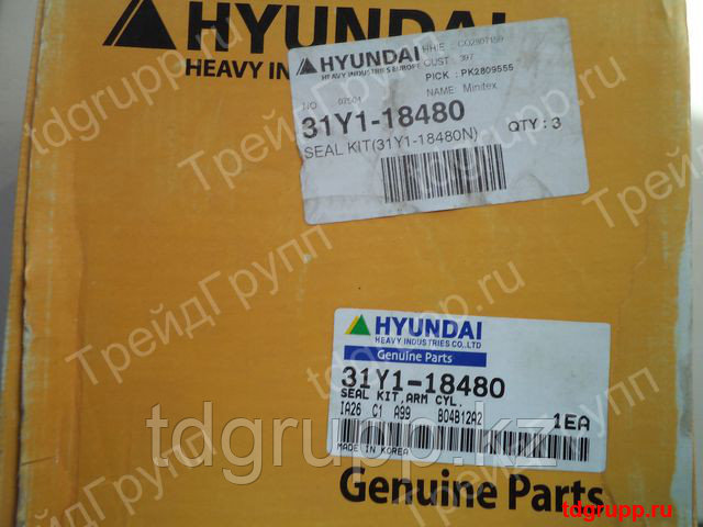31Y1-18480 ремкомплект гидроцилиндра рукояти Hyundai R360LC-7