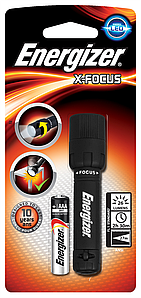 Фонарь компактный Energizer X-Focus  1x AAA черный