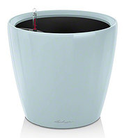 Горшки для растений с автополивом LECHUZA Classico 21 - D21*H20cм голубой блестящий