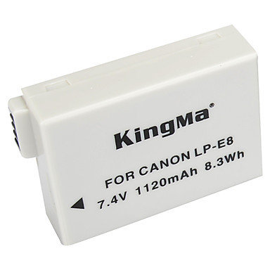 LP-E8. Увеличенный аккумулятор KingMa для фото/видео Canon
