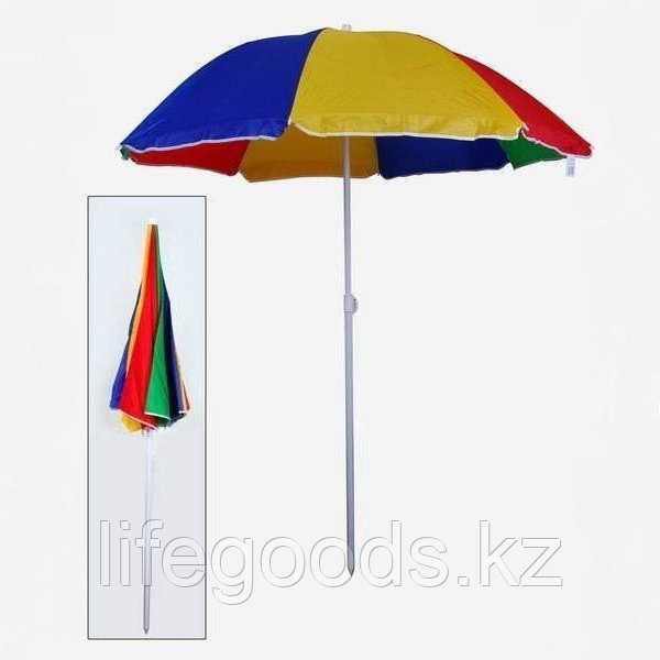 Пляжный зонт "Радуга" складной диаметр 2,2 м - фото 4 - id-p51268183