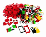 Окна, двери и черепица для крыши. LEGO арт. RN9577