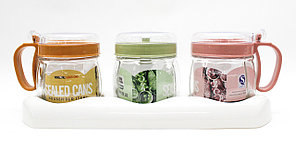 Емкости для сыпучих продуктов, 3 шт.