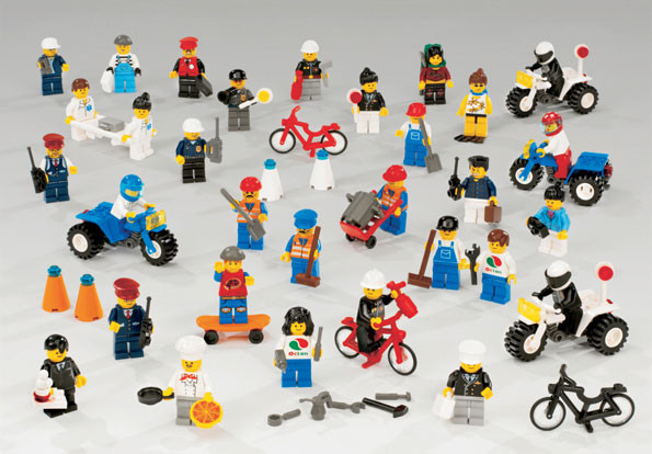 Рабочие и служащие. LEGO арт. RN10283