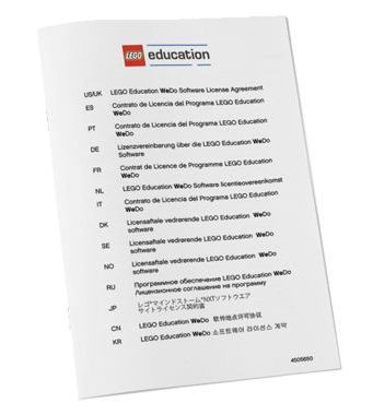 ПервоРобот LEGO WeDo. ПО. Комплект интерактивных заданий. Книга/уч. Лицензия на класс. Win&Mac арт. RN16958