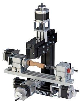 Конструктор модульных станков с ЧПУ UNIMAT CNC. Дополнительный набор.(4-х осный) арт. RN23167