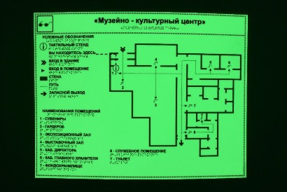 Светонакопительная мнемосхема 1180 х 900 мм арт. ИА23865