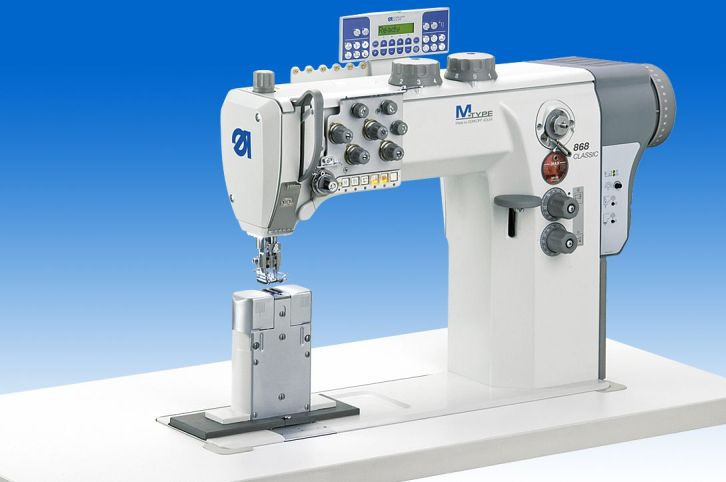868-290321-M/E31-10/12K01 Двухигольная колонковая швейная машина челночного стежка