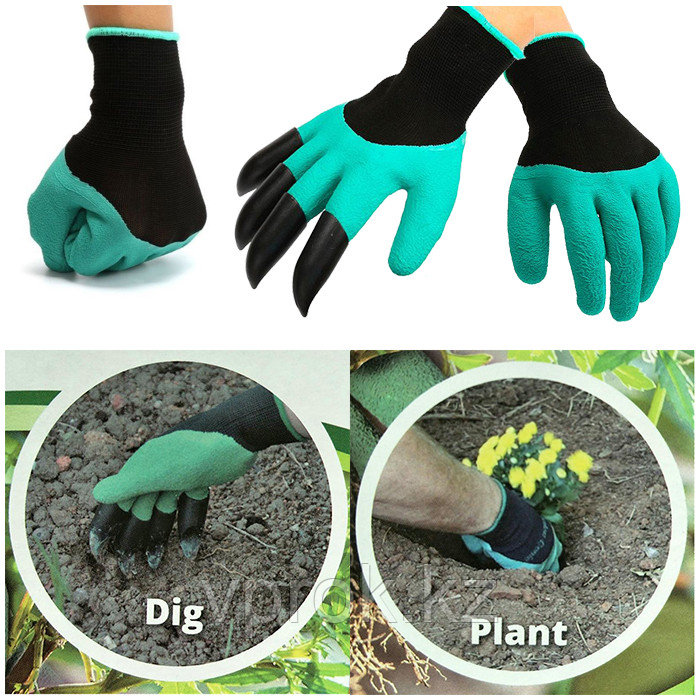 Садовые перчатки Garden Genie Gloves - фото 3 - id-p51268652