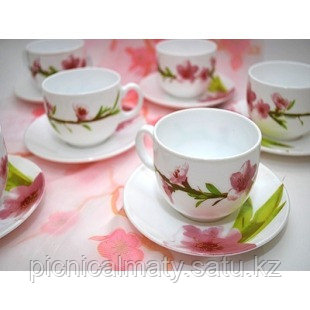 Чайный сервиз Luminarc WATER COLOR на 6 персон (12 единиц)