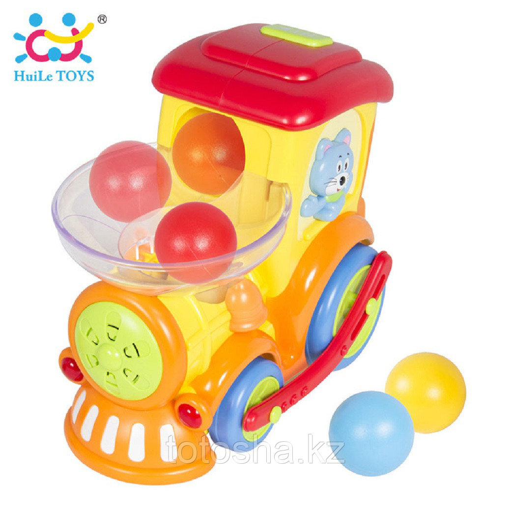 Huile Toys Забавный паровозик Ту-Ту