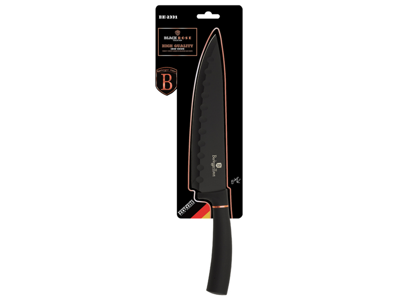 Нож шеф-повар Berlinger Haus Black Rose Collection 20 см - фото 2 - id-p51293855