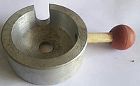 Вулканизаторға арналған саптама ø 8 см д ңгелек, клапанға арналған тесігі бар