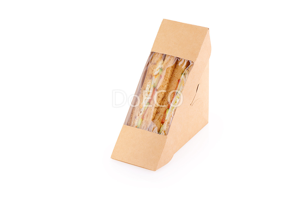 OSQ ECO SANDWICH 60, Бутербродтарға/бутербродтарға арналған қаптамалар 130*130*60 (50/800) - фото 4 - id-p49602410