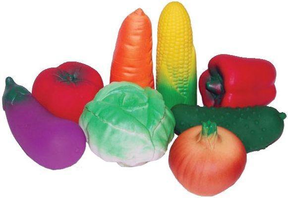 Набор Резиновых игрушек "Овощи" С-799