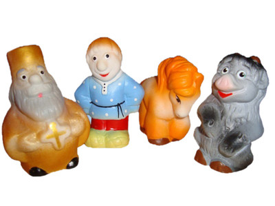 Набор Резиновых игрушек "Сказка о попе и работнике его Балде"