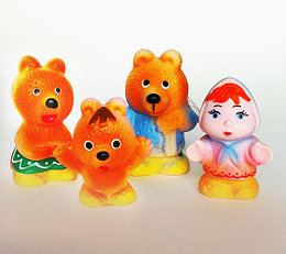 Набор Резиновых игрушек "Три медведя"