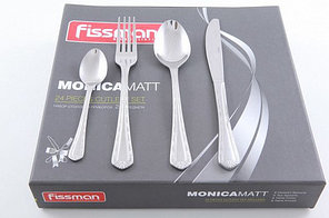 3180 FISSMAN Набор столовых приборов MONICA матированный 24 пр. (нерж. сталь)