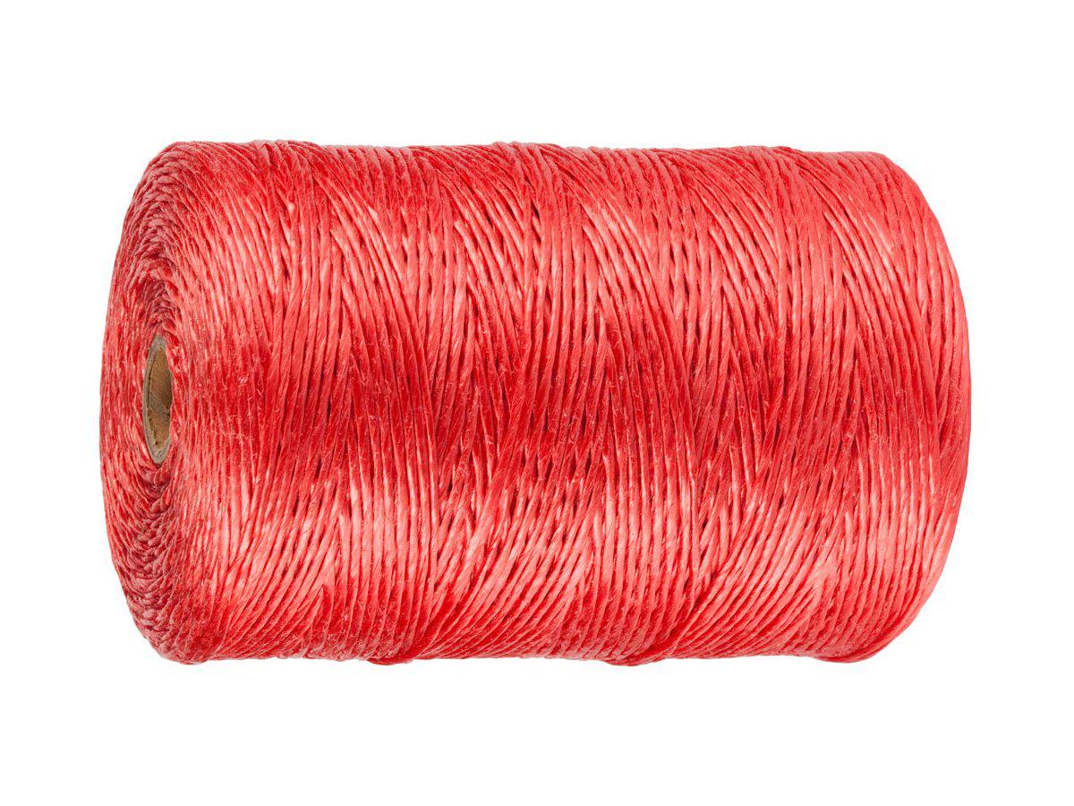 Шпагат ЗУБР многоцелевой полипропиленовый, красный, d=1,8 мм, 60 м, 50 кгс, 1,2 ктекс (50039-060) - фото 2 - id-p4232892