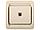 Розетка СВЕТОЗАР "ГАММА" телефонная одинарная, цвет бежевый (SV-54117-B), фото 2