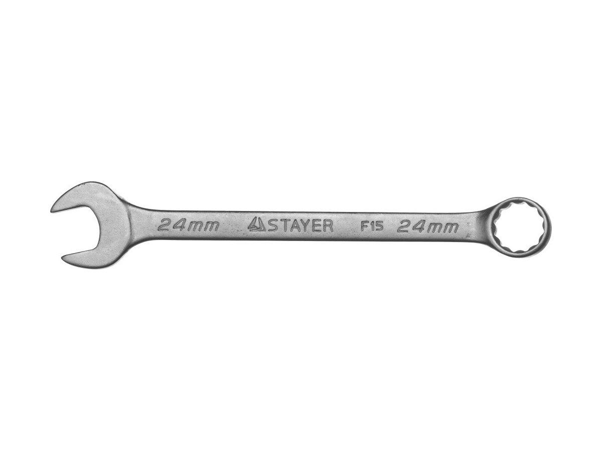 Гаечный ключ комбинированный STAYER MASTER хромированный, 24мм - фото 2 - id-p35737964