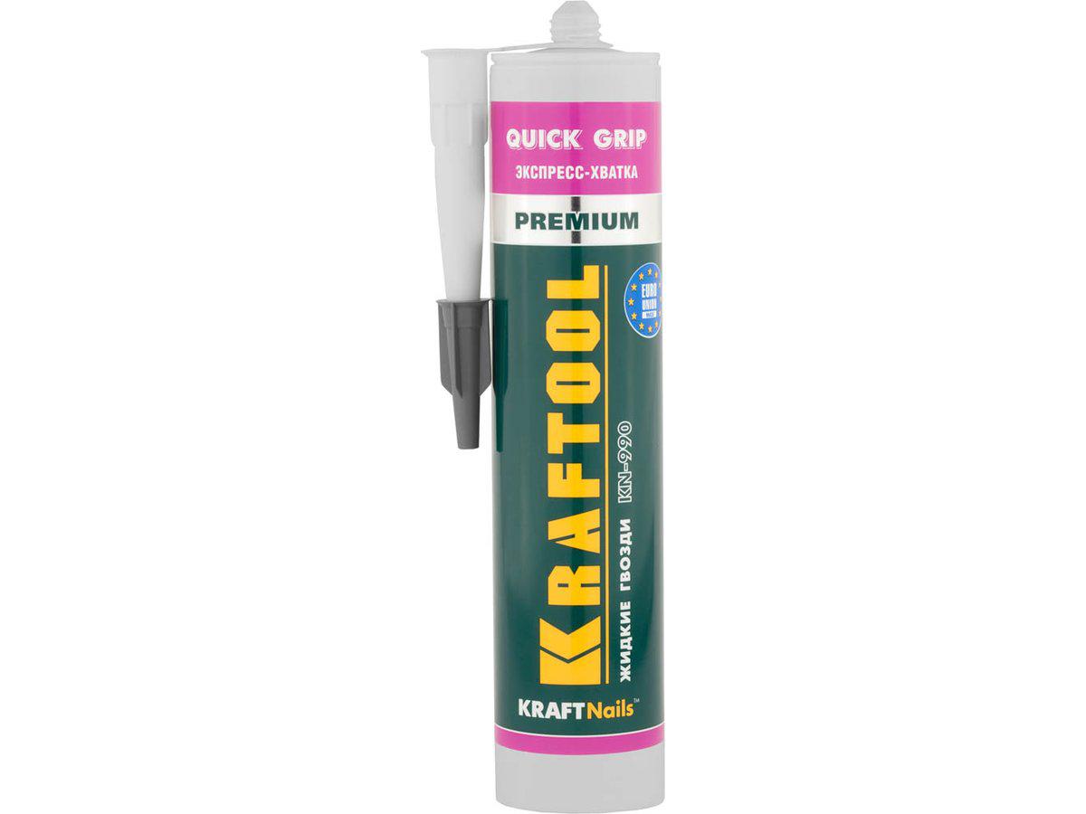 Клей монтажный KRAFTOOL KraftNails Premium KN-990, экспресс хватка, 310мл (41347) - фото 2 - id-p4367150