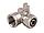 Уголок ЗУБР соединительный с креплением к полу, цанга-гайка, 1/2"х16х2,0 мм, никель (51411-16-1/2), фото 2