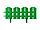 Бордюр декоративный GRINDA "ЛЕТНИЙ САД", 16х300см, зеленый (422225-G), фото 2
