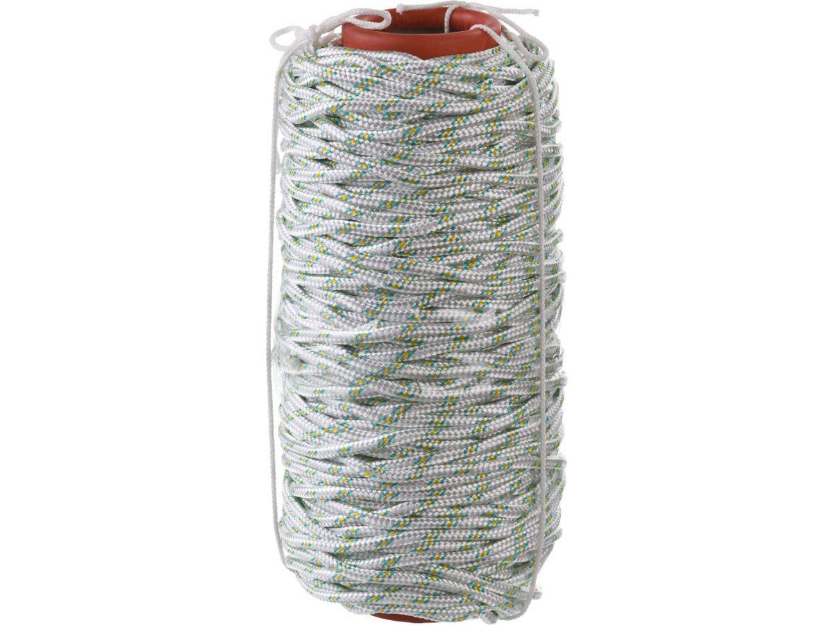 Фал плетёный капроновый СИБИН 16-прядный с капроновым сердечником, диаметр 6 мм, бухта 100 м, 650 кгс - фото 2 - id-p49800959