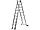 Лестница СИБИН универсальная, трехсекционная со стабилизатором, 10 ступеней (38833-10), фото 3