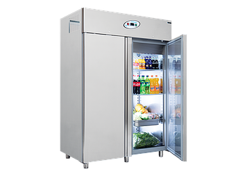 Вертикальная холодильная камера SNACK 2 стеклянные двери  FRENOX