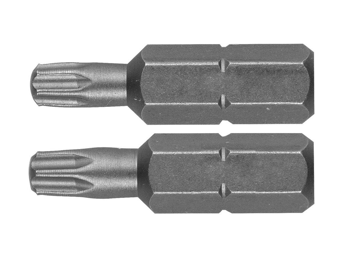 Биты для шуруповерта STAYER 26281-20/25-25, Cr-V сталь, тип хвостовика C 1/4, 25 мм, T20 - 1 шт., Т25 - 1 шт., - фото 2 - id-p4256234