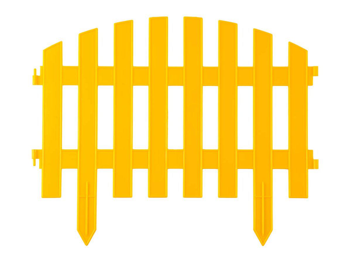 Забор декоративный GRINDA "АР ДЕКО", 28x300см, желтый (422203-Y) - фото 2 - id-p14616663