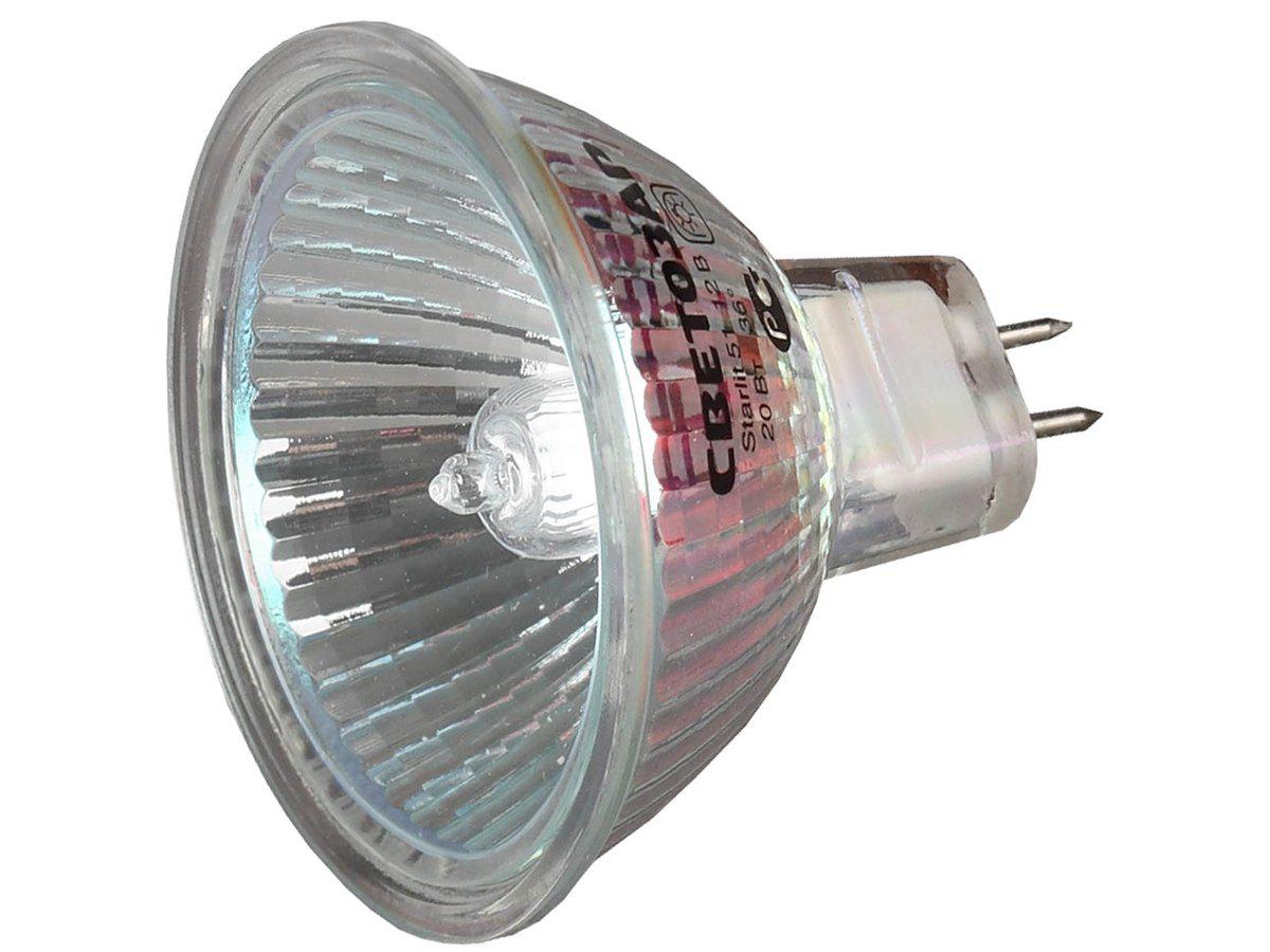 Лампа галогенная, СВЕТОЗАР, с защитным стеклом, цоколь GU5.3, диаметр 51мм, 35Вт, 12В, SV-44723 - фото 2 - id-p4380177