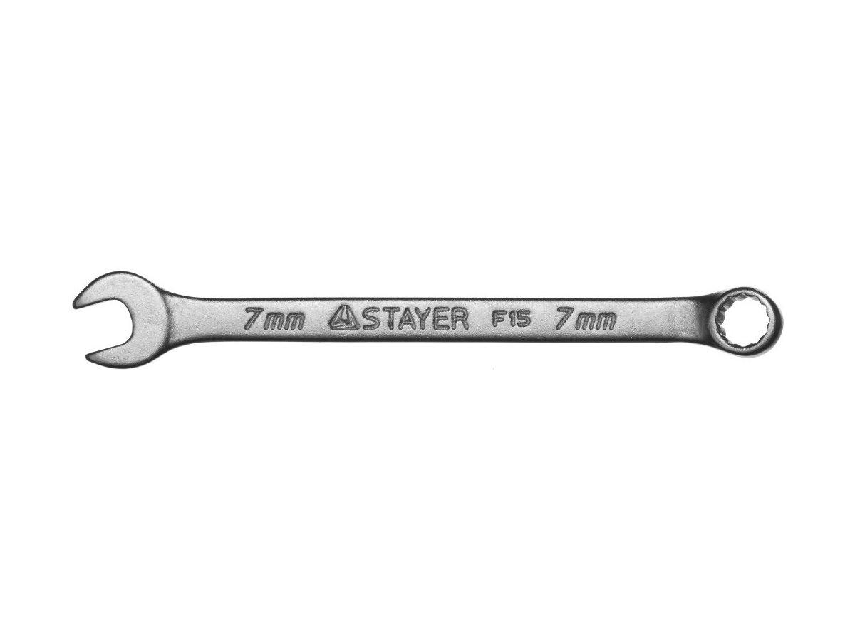 Гаечный ключ комбинированный STAYER MASTER хромированный, 7мм - фото 2 - id-p35737969