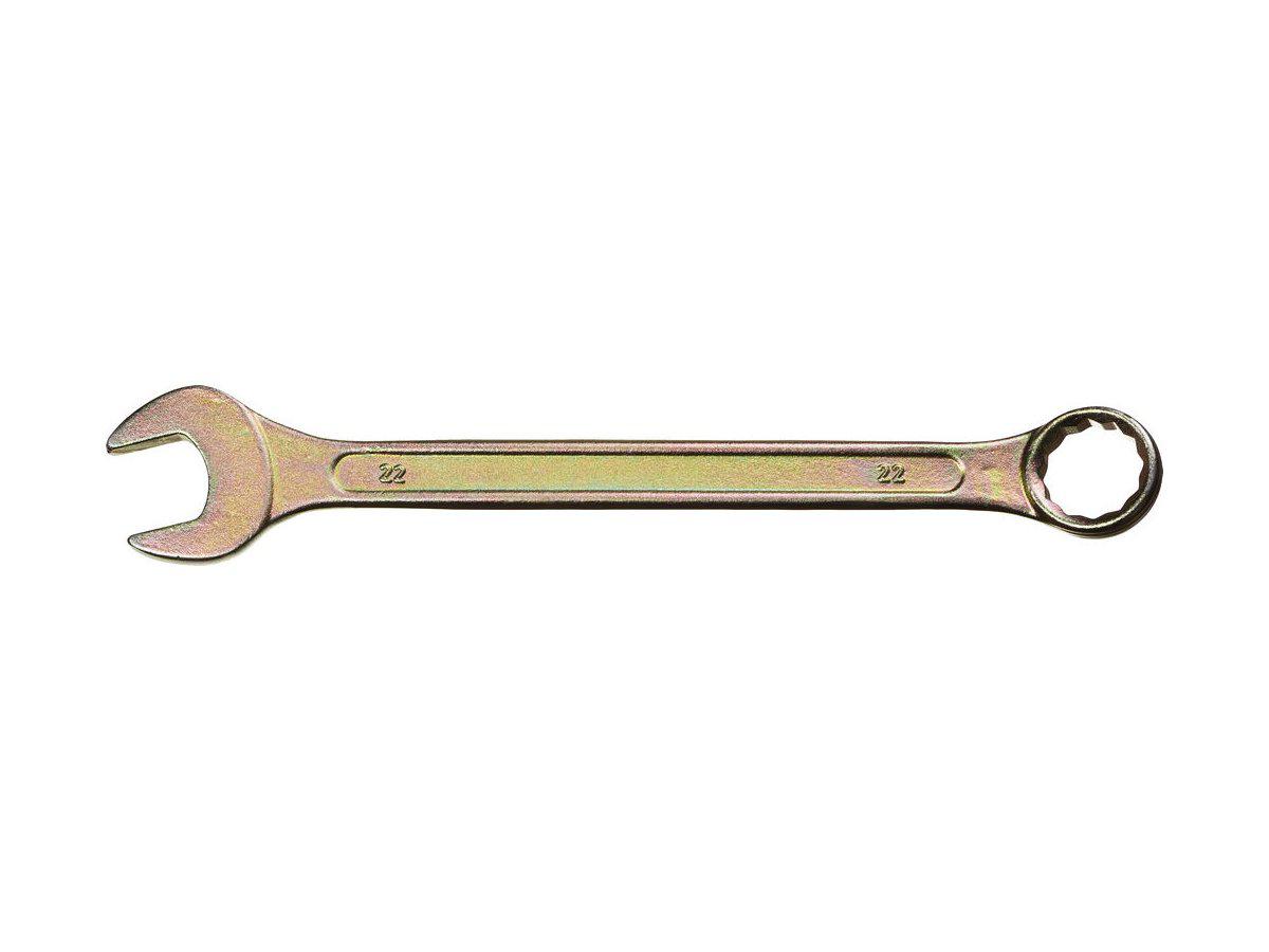 Гаечный ключ комбинированный DEXX, желтый цинк, 22 мм - фото 2 - id-p50048693