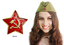 Звездочка армейская Красная Звезда