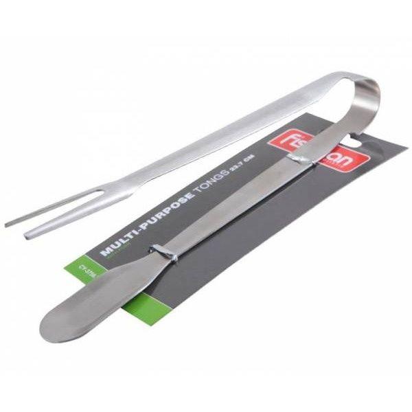 3756 FISSMAN Щипцы универсальные 23,7 см с вилкой (нерж. сталь)
