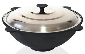 4107 FISSMAN Казан 39x16 см / 9 л со стальной крышкой (чугун)