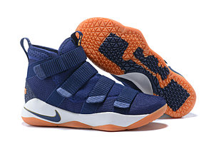 Баскетбольные кроссовки Nike Lebron James XI (11) Zoom Soldier "Blue", фото 2