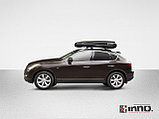 Автобокс INNO New SHADOW 14 черный матовый 400 л. 180x83x34 см., фото 3