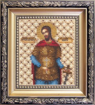 Набор для вышивки бисером Чарівна Мить Б-1094 Икона святой великомученик Никита - фото 1 - id-p51474151