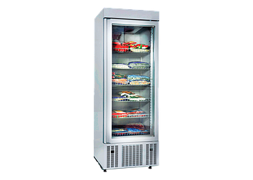 Вертикальная морозильная камера с дверным дисплеем 1 стеклянной дверью Frenox