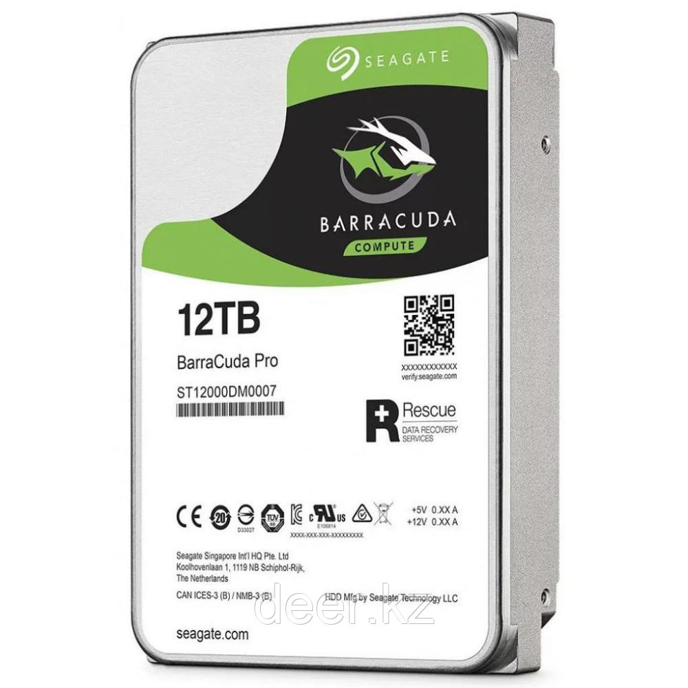 Жесткий диск HDD 12Tb Seagate Barracuda ST12000DM0007