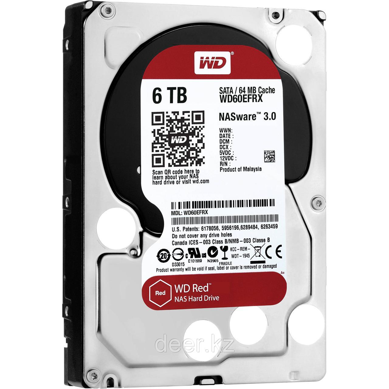 Жёсткий диск WD Red™ WD60EFRX 6ТБ
